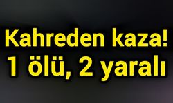 Kahreden kaza! 1 ölü, 2 yaralı
