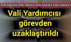 Vali Yardımcısı görevden uzaklaştırıldı!