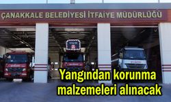 Yangından korunma malzemeleri alınacak