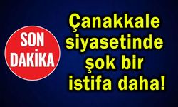 Çanakkale siyasetinde şok bir istifa daha!