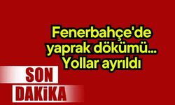 Fenerbahçe'de yaprak dökümü... Yollar ayrıldı