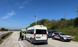 Çanakkale'de Jandarmadan trafik kontrolleri