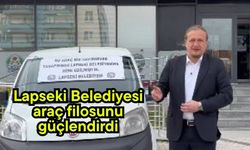 Lapseki Belediyesi araç filosunu güçlendirdi