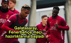 Galatasaray, Fenerbahçe maçı hazırlıklarına başladı