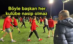 Böyle başkan her kulübe nasip olmaz (Video)