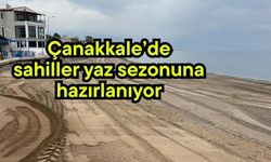 Çanakkale’de sahiller yaz sezonuna hazırlanıyor