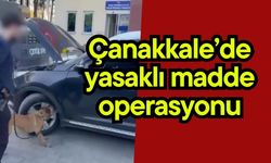 Çanakkale’de yasaklı madde operasyonu
