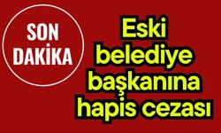 Eski belediye başkanına hapis cezası