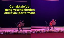 Çanakkale’de genç yeteneklerden etkileyici performans