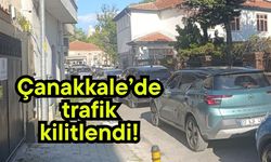 Çanakkale’de trafik kilitlendi!