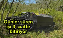 Günler süren işi 3 saatte bitiriyor