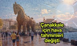 Çanakkale için hava tahminleri değişti