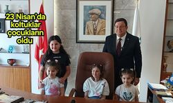 23 Nisan’da koltuklar çocukların oldu (Video)