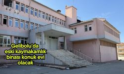 Gelibolu’da eski kaymakamlık binası konuk evi olacak (Video)