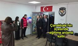 Çanakkale’nin ilçesinde eğitime anlamlı katkı