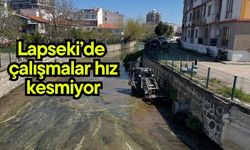 Lapseki’de çalışmalar hız kesmiyor