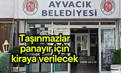Taşınmazlar panayır için kiraya verilecek