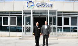 Boğaz ve Garnizon Komutanı Biçen'den, Gestaş Genel Müdürü Yürükçü'ye nezaket ziyareti