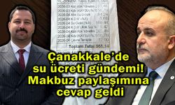 Çanakkale’de su ücreti gündemi! Makbuza cevap...