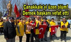 Çanakkale’yi üzen ölüm! Dernek başkanı vefat etti
