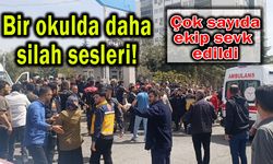 Bir okulda da silah sesleri (Video)