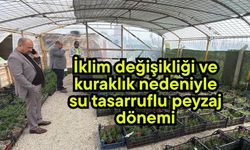İklim değişikliği ve kuraklık nedeniyle su tasarruflu peyzaj dönemi (Video)