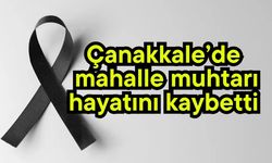 Çanakkale’de mahalle muhtarı hayatını kaybetti