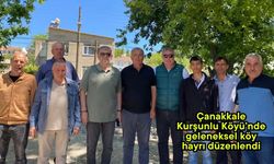 Çanakkale Kurşunlu Köyü’nde geleneksel köy hayrı düzenlendi