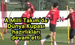 A Milli Takım'da Dünya Kupası hazırlıkları devam etti