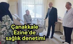 Çanakkale Ezine’de sağlık denetimi