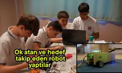 Ok atan ve hedef takip eden robot yaptılar (Video)