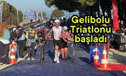 Gelibolu Triatlonu başladı (Video)