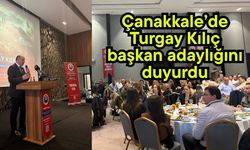 Çanakkale’de Turgay Kılıç başkan adaylığını duyurdu (Video)