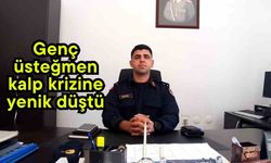 Genç üsteğmen kalp krizine yenik düştü