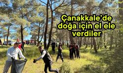 Çanakkale’de doğa için el ele verdiler