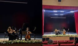 Çanakkale’de trio konseri sanatseverlerden ilgi gördü
