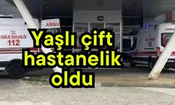 Yaşlı çift hastanelik oldu