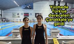 Yüzmede Türkiye dereceleri Çanakkale’ye geldi