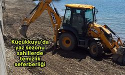 Küçükkuyu’da yaz sezonu sahillerde temizlik seferberliği