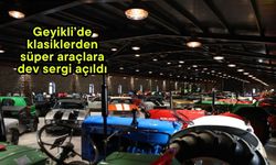 Geyikli’de klasiklerden süper araçlara dev sergi açıldı