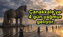 Çanakkale'ye 4 gün yağmur geliyor