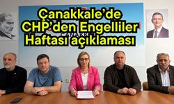 Çanakkale’de CHP’den Engelliler Haftası açıklaması