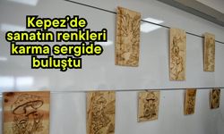 Kepez’de sanatın renkleri karma sergide buluştu