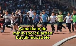 Çanakkale’de minik sporculardan büyük mücadele