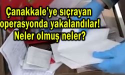 Çanakkale’ye sıçrayan operasyonda yakalandılar (Video)