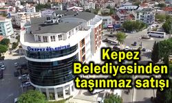 Kepez Belediyesinden taşınmaz satışı