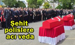 Şehit polislere acı veda (Video)