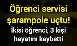 Kahreden Kaza: Öğrenci servisi şarampole uçtu!