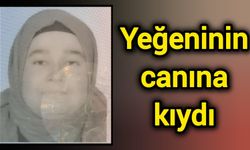 Yeğeninin canına kıydı