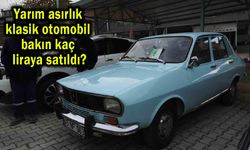 Yarım asırlık klasik otomobil bakın kaç liraya satıldı?